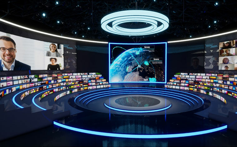 studio de production virtuelle en 3D