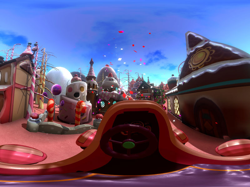 candy world en réalité virtuelle