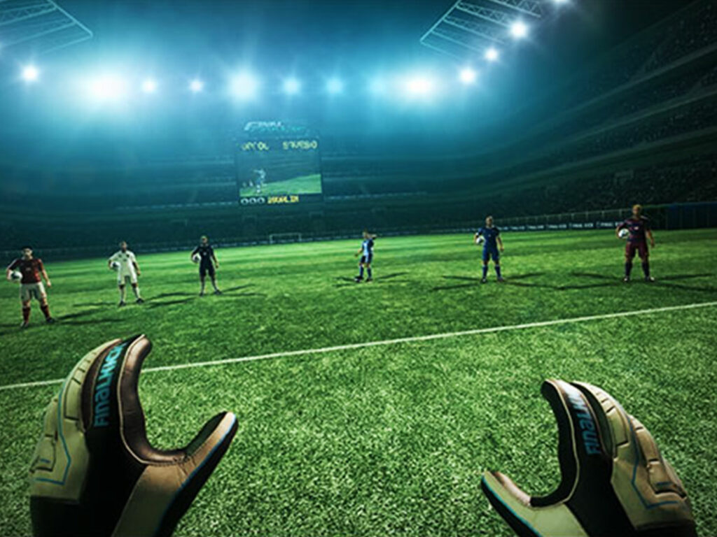 animation football en réalité virtuelle