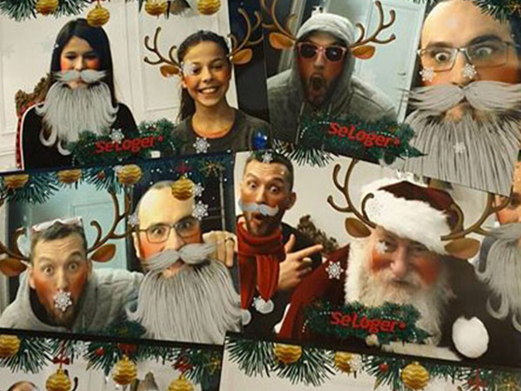 location de photobooth pour arbre de noel